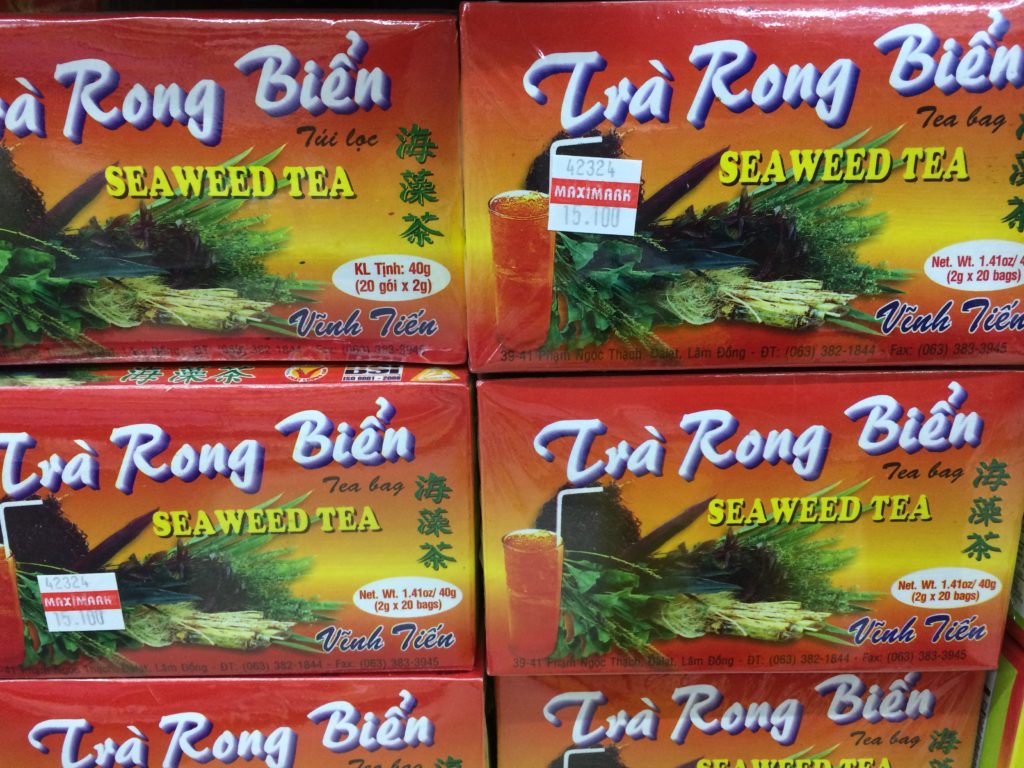 Подборка забавных азиатских продуктов: Чай из морских водорослей